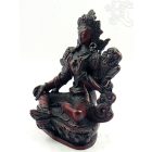 Zöld Tara szobor rezin vörös - 11 cm