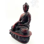 Buddha Shakyamuni szobor rezin vörös - 13,5