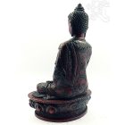 Buddha Shakyamuni szobor rezin vörös - 20 cm