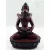 Buddha és Shakti (Samantabhadra) szobor rezin vörös - 16,5 cm