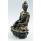 Buddha Shakyamuni szobor rezin csont színű - 11 cm