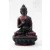 Áldó Buddha vörös színű rezin szobor - 11 cm