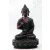 Áldó Buddha vörös színű rezin szobor - 20 cm