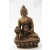 Gyógyító Buddha szobor rezin csont színű - 11 cm