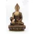 Gyógyító Buddha szobor rezin csont színű - 20 cm