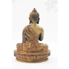 Áldó Buddha csont színű rezin szobor - 13,5