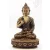 Áldó Buddha csont színű rezin szobor - 20 cm