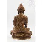 Buddha Shakyamuni csont színű rezin szobor - 20 cm
