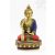 Shakyamuni Buddha réz szobor, kővel berakott - 25 cm