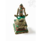 Kővel berakott réz sztúpa - prémium minőségű