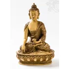 Buddha Shakyamuni, csont színű rezin szobor - 27 cm