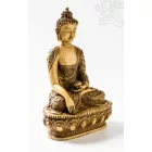 Buddha Shakyamuni, csont színű rezin szobor - 27 cm