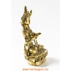 Vajradharma (Dorje Chö) réz szobor, matt sárga - 20cm