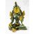 Zöld Tara réz szobor, zöld - arany színű - 27 cm