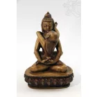 Buddha és Shakti (Samantabhadra) szobor rezin csont színű - 12,5