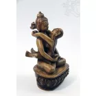 Buddha és Shakti (Samantabhadra) szobor rezin csont színű - 12,5