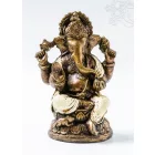 Ganesha színes rezin szobor - 11 cm