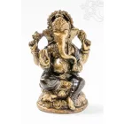 Ganesha színes rezin szobor - 11 cm