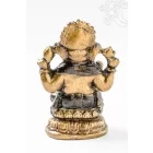 Ganesha színes rezin szobor - 11 cm