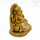 Ganesha színes rezin szobor - 15 cm