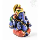 Ganesha kézzel festett rezin szobor - 7 cm