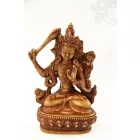 Manjushri szobor csont színű - 10 cm