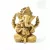Ganesha, csont színű rezin szobor - 18 cm