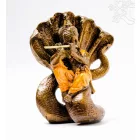 Krishna színes rezin szobor - 19 cm