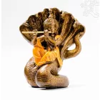 Krishna színes rezin szobor - 19 cm