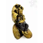 Krishna színes rezin szobor - 19 cm