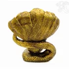 Krishna színes rezin szobor - 19 cm
