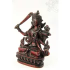 Manjushri szobor vörös színű - 11 cm