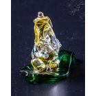 Ganesha színes üveg szobor