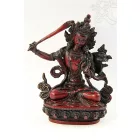 Manjushri szobor vörös színű - 14 cm