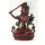 Manjushri szobor vörös színű - 20 cm