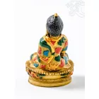 Shakyamuni Buddha kézzel festett rezin szobor - 9 cm