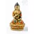 Áldó Buddha kézzel festett rezin szobor - 9 cm