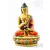 Áldó Buddha kézzel festett rezin szobor - 12 cm