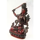 Manjushri szobor vörös színű - 20 cm
