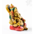 Ganesha kézzel festett rezin szobor - 10 cm