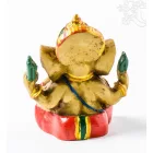 Ganesha kézzel festett rezin szobor - 10 cm