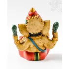 Ganesha kézzel festett rezin szobor - 15 cm