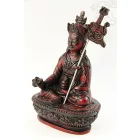 Guru Rinpoche rezin szobor vörös színű - 14 cm