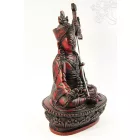 Guru Rinpoche rezin szobor vörös színű - 14 cm