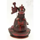 Guru Rinpoche rezin szobor vörös színű - 14 cm
