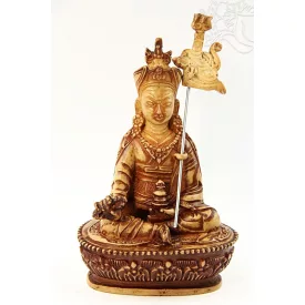 Guru Rinpoche rezin szobor csont színű - 14 cm