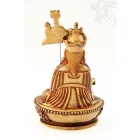 Guru Rinpoche rezin szobor csont színű - 14 cm
