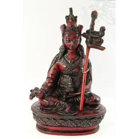 Guru Rinpoche rezin szobor vörös színű - 21 cm