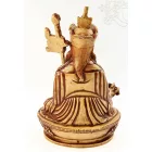 Guru Rinpoche rezin szobor csont színű - 21 cm