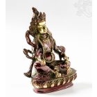 Zambala réz szobor, vörös - arany színű - 24,5 cm